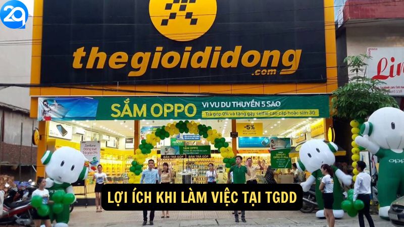 Lợi ích khi làm việc tại TGDD