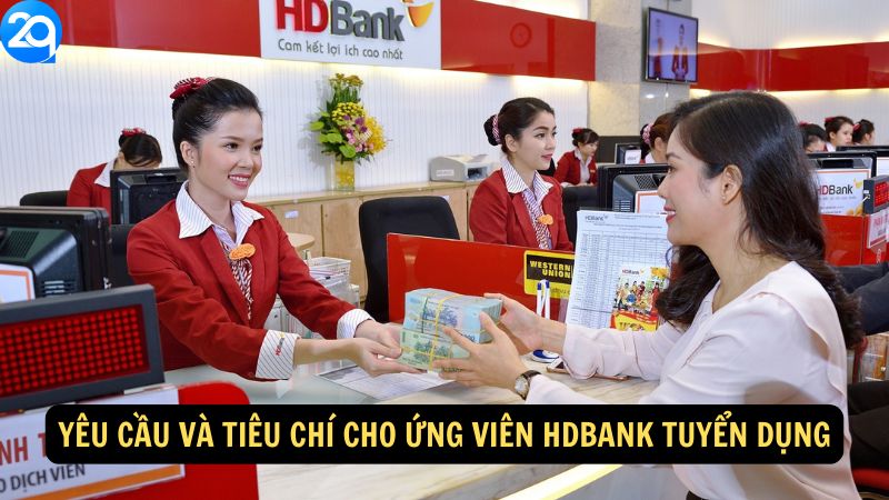 Yêu cầu và tiêu chí cho ứng viên HDBank Tuyển Dụng