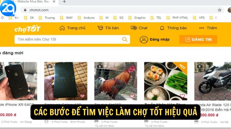 Các bước để Tìm Việc Làm Chợ Tốt hiệu quả