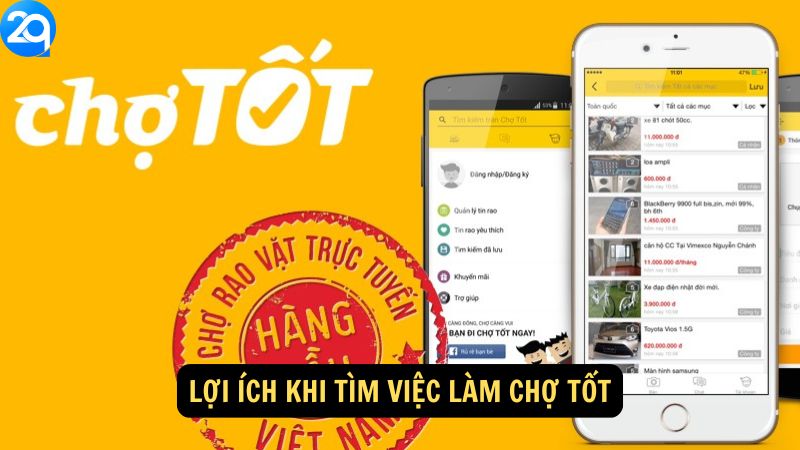 Lợi ích khi Tìm Việc Làm Chợ Tốt